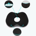 Animal memory foam round seat cushion