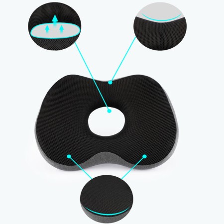 Animal memory foam round seat cushion