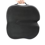 Cool and soothing orthopedic memory foam seat cushion