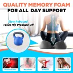 Cute animal-shaped round memory foam seat cushion