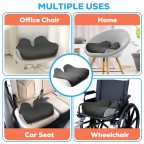 Cute animal-shaped round memory foam seat cushion