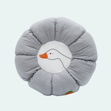 Cute Extra Large Thick Flower Beaded Round Seat Cushion