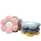 Cute Flower Plush Round Seat Cushion