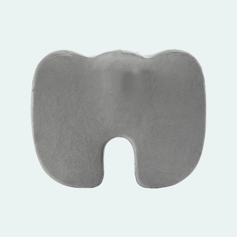 Animal print square plush seat cushion