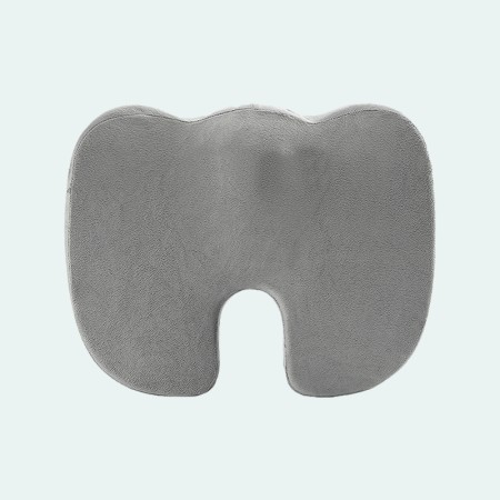 Animal print square plush seat cushion