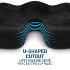 Animal print square plush seat cushion