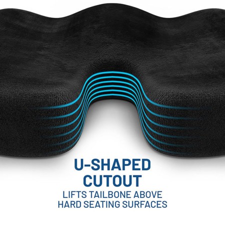 Animal print square plush seat cushion