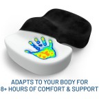 Animal print square plush seat cushion