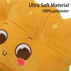 Cute round cartoon plush seat cushion