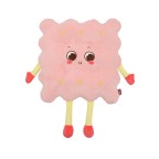 Cute round cartoon plush seat cushion