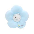 Cute round flower plush seat cushion