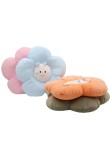 Cute round flower plush seat cushion