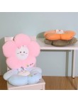Cute round flower plush seat cushion