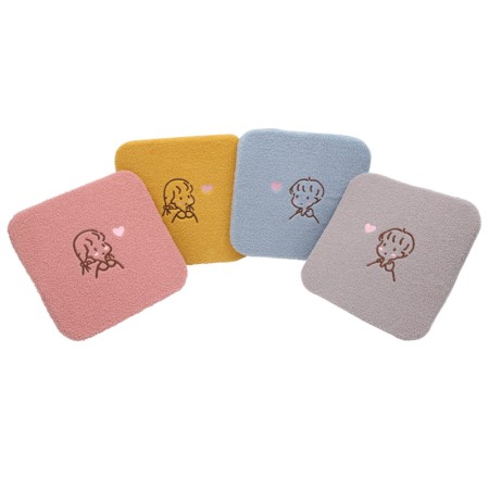 Extra Thick Animal Plush Round Seat Cushion