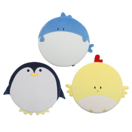 Extra Thick Floral Plush Round Seat Cushion