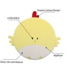 Extra Thick Floral Plush Round Seat Cushion