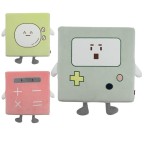 Four-leaf clover plush round seat cushion