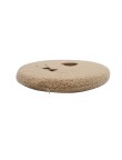 Hamburger Bear Memory Foam Round Seat Cushion