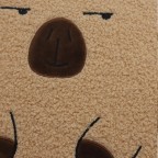 Hamburger Bear Memory Foam Round Seat Cushion