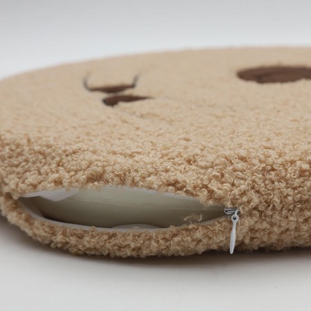 Hamburger Bear Memory Foam Round Seat Cushion