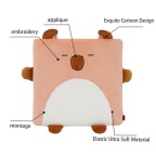 Modern minimalist square plush comfort seat cushion