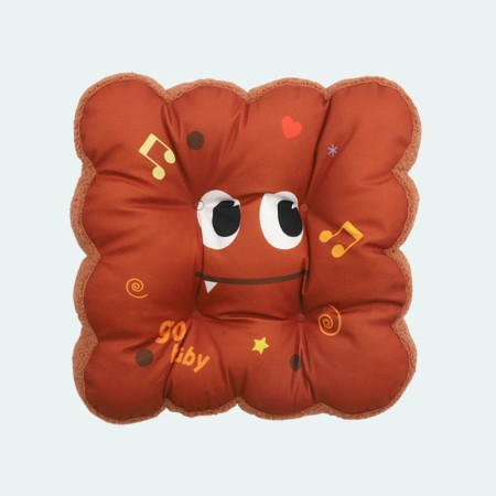 Printed Cartoon Square Memory Foam Seat Cushion