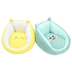 Square biscuit plush non-slip seat cushion