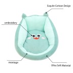 Square biscuit plush non-slip seat cushion