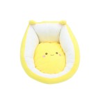 Square biscuit plush non-slip seat cushion