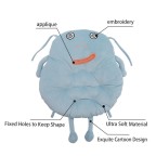 Stress-relieving memory foam seat cushion