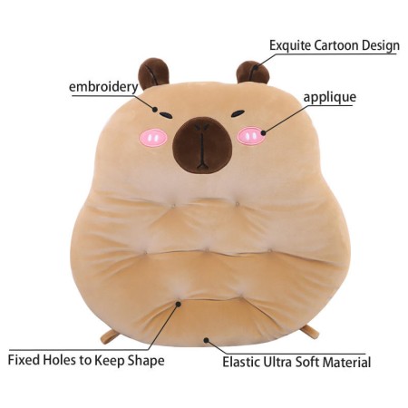 U-shaped memory foam cooling gel seat cushion