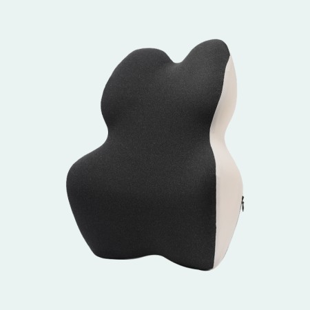 Ergonomic memory foam lumbar support pillow