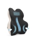 Ergonomic memory foam lumbar support pillow