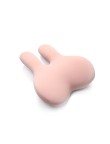 Rabbit-shaped memory foam lumbar support pillow