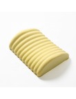 Tube-backed memory foam anti-mite lumbar pillow