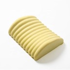 Tube-backed memory foam anti-mite lumbar pillow