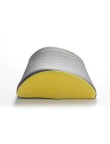 Tube-backed memory foam anti-mite lumbar pillow