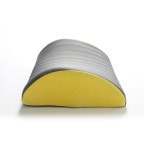 Tube-backed memory foam anti-mite lumbar pillow
