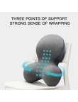 High-density memory foam back support pad