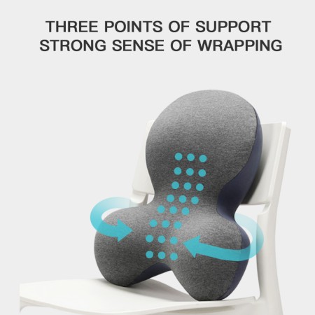 High-density memory foam back support pad