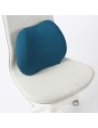 Wedge-shaped memory foam lumbar support back pad