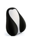 Penguin-shaped memory foam lumbar support pad