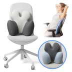 Full back memory foam ergonomic support pad