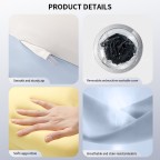 Three-level adjustable electric massage lumbar support cushion