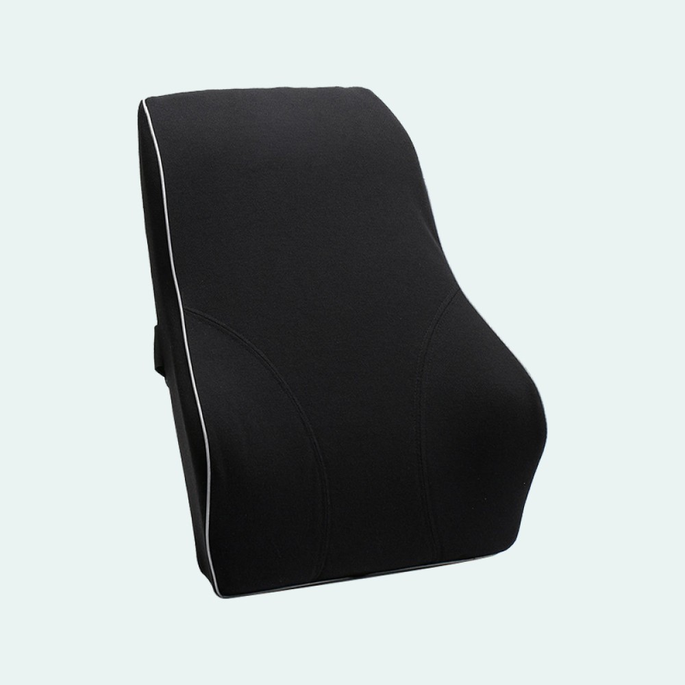 High-density memory foam lumbar support cushion