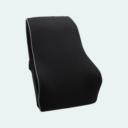 High-density memory foam lumbar support cushion