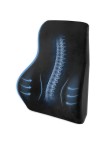 High-density memory foam lumbar support cushion