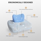 Multifunctional Ergonomic Neck Memory Foam Pillow