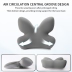 Multi-functional lumbar support pillow