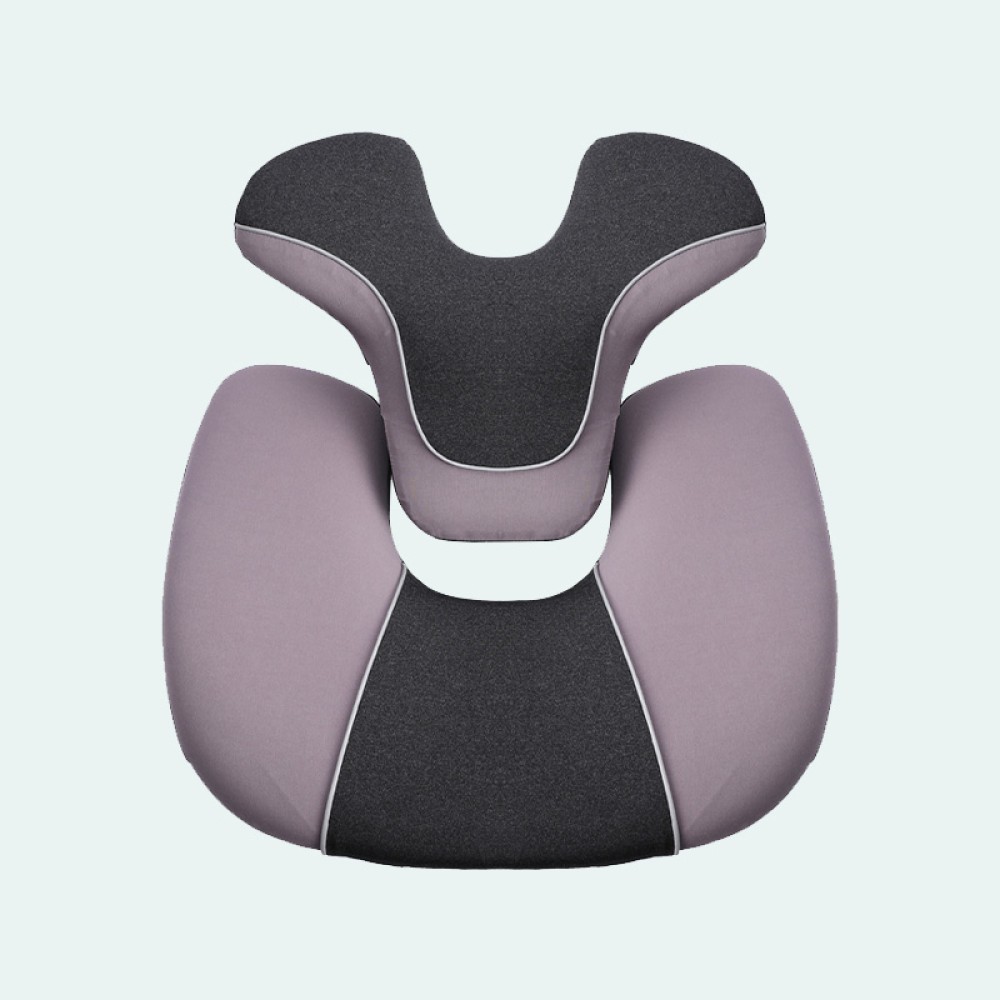 Multifunctional memory foam neck and lumbar support pillow